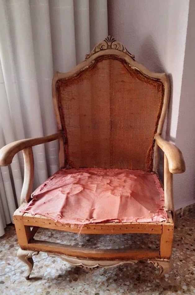 Sofá antes de Tapizar